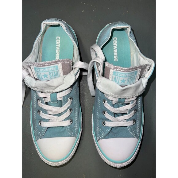 Converse Chuck Taylor All Star Blue Double Tongue Womens Size 5 - Picture 6 of 7